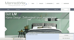 Desktop Screenshot of mannsdoerfer.de